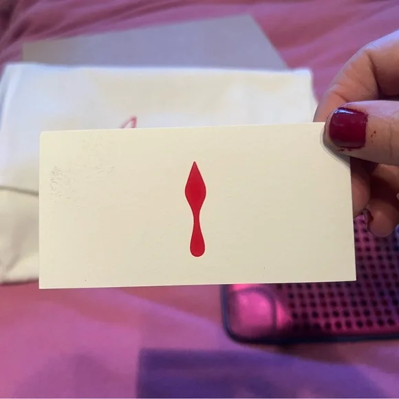 Christian Louboutin Loubiposh Panettone Spikes Crossbody Digital Rose Box Card+ - Picture 5 of 16